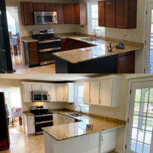 refinished kitchen