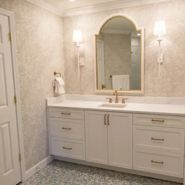 Bathroom Cabinet Refinishing in MA